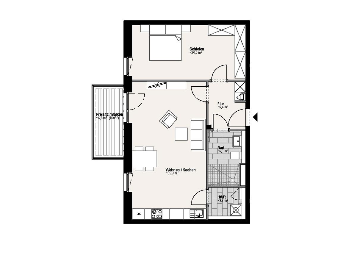 Wohnungsgrundriss 9403 