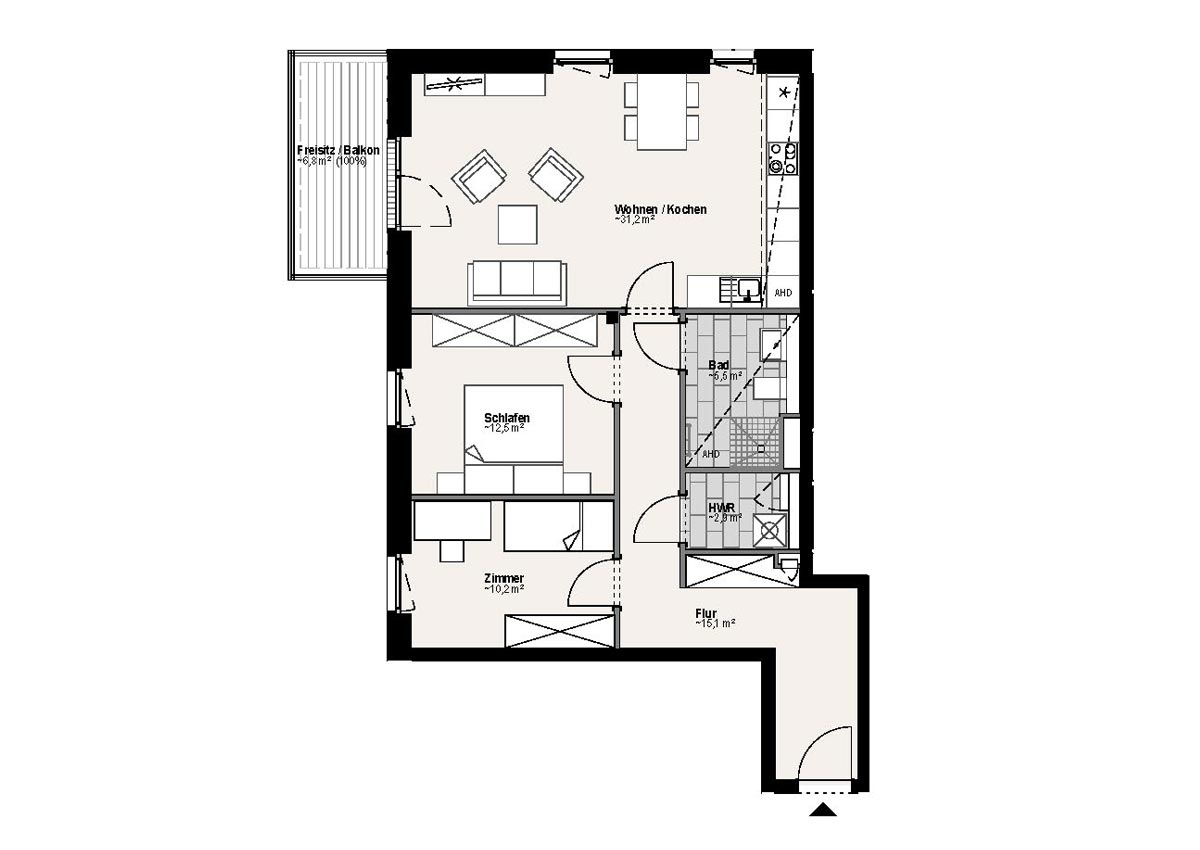 Wohnungsgrundriss 9404 