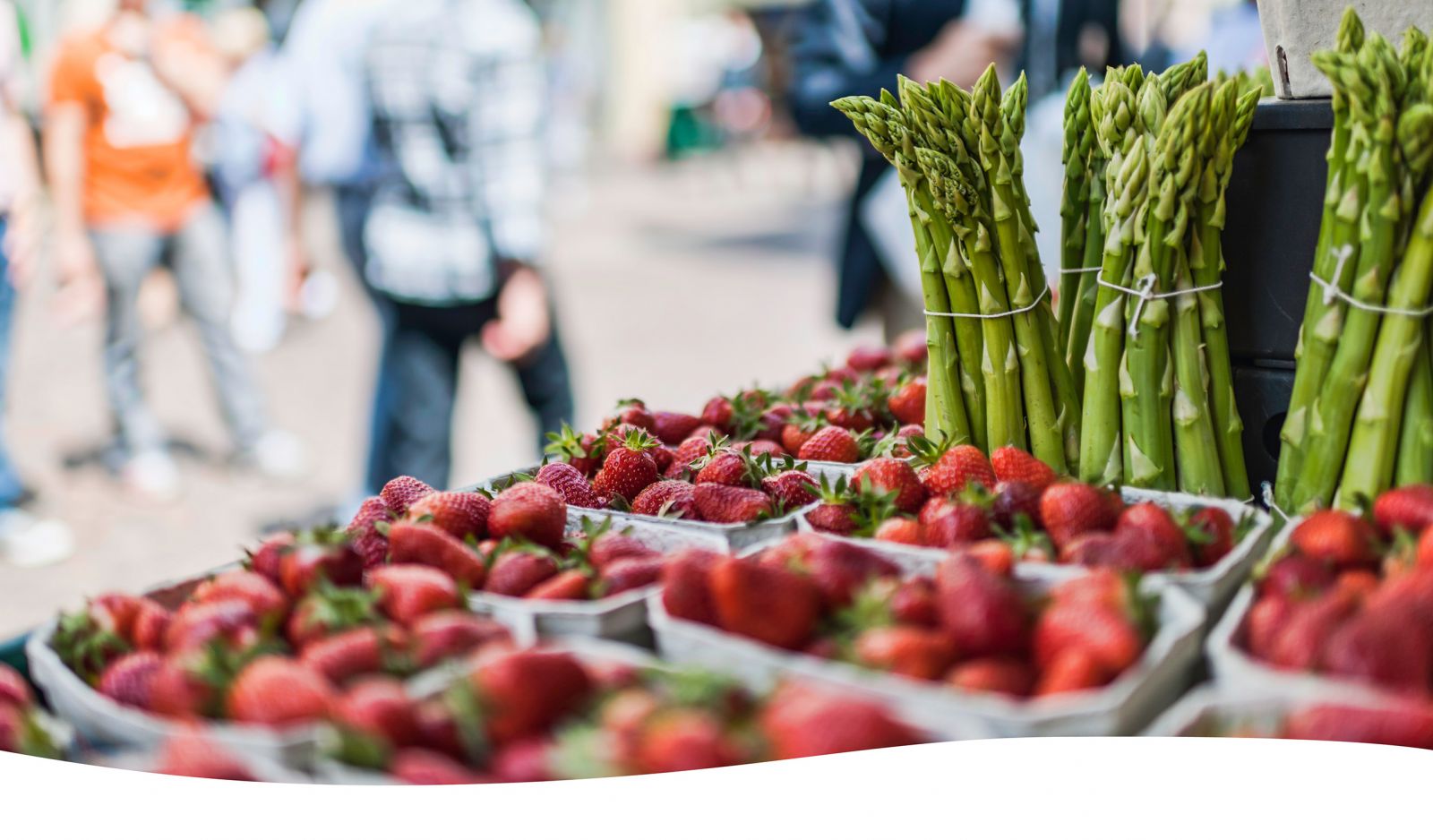 Marktstand in Geesthacht